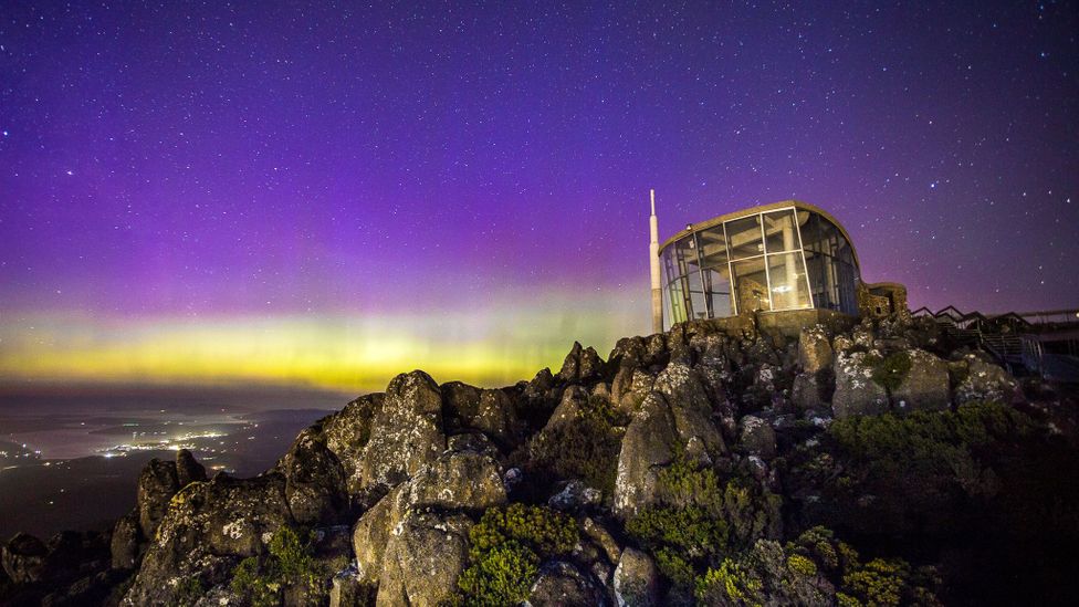 The Southern Lights at Mount Wellington